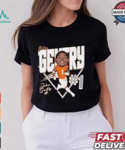 John Gentry 1 NCAA Sam Houston Bearkats football Caricature Signature t shirt