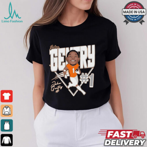 John Gentry 1 NCAA Sam Houston Bearkats football Caricature Signature t shirt