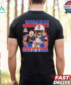 Jonah Savaiinaea Arizona Wildcats Football T Shirt