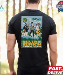 Jonas Brothers September 29 2024 Live At Zurich, Hallenstadion Concert Shirt