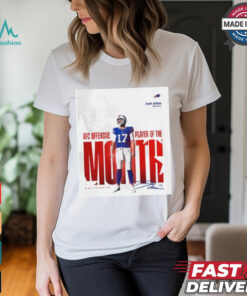 Josh Allen AFC offensive player of the month signature shirt