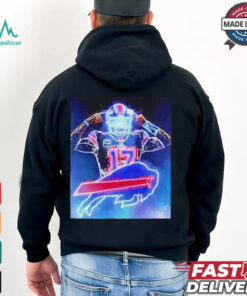 Josh Allen Buffalo Bills neon shirt