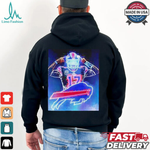 Josh Allen Buffalo Bills neon shirt