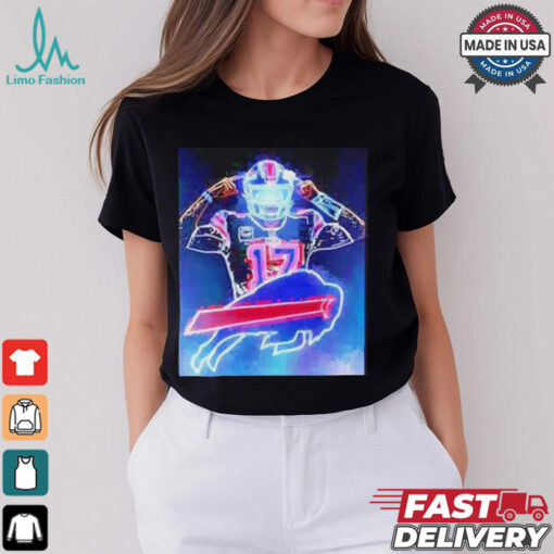 Josh Allen Buffalo Bills neon shirt