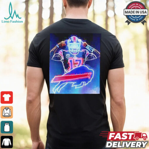 Josh Allen Buffalo Bills neon shirt