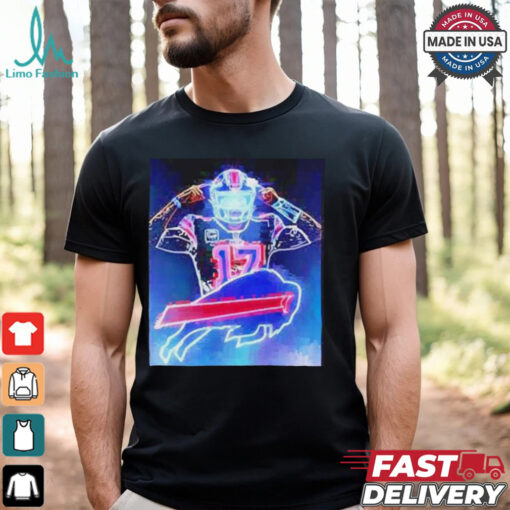 Josh Allen Buffalo Bills neon shirt