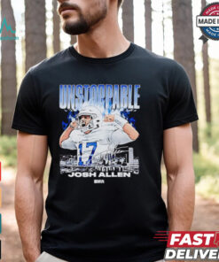 Josh Allen unstoppable Buffalo strong signature shirt