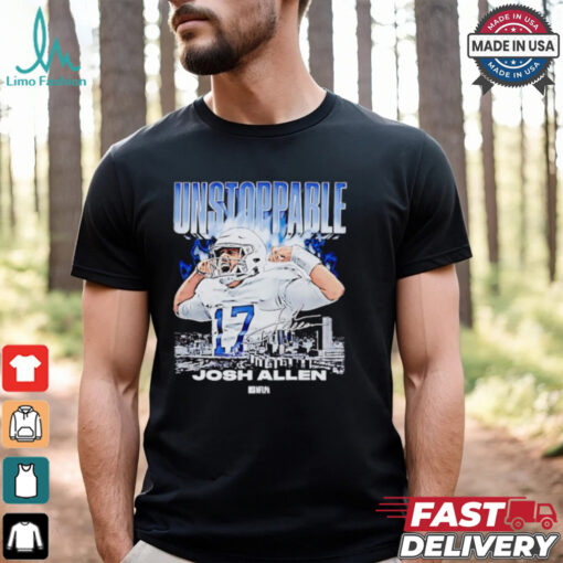 Josh Allen unstoppable Buffalo strong signature shirt