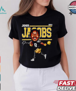 Josh Jacobs cartoon home run signature shirt