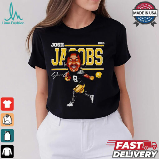 Josh Jacobs cartoon home run signature shirt