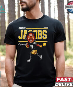 Josh Jacobs cartoon home run signature shirt