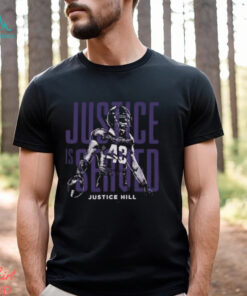 Justice Hill Baltimore Ravens Justice Is Served Shirt