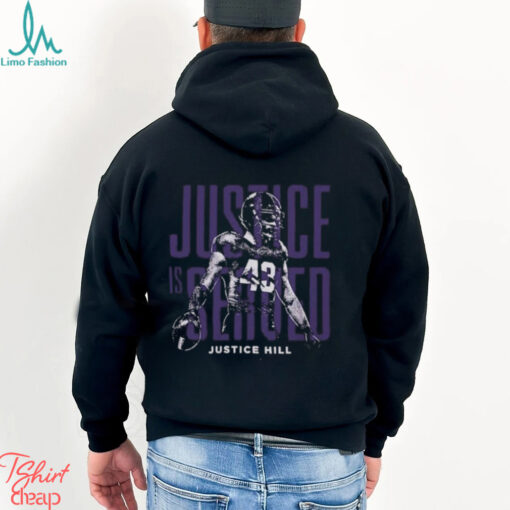 Justice Hill Baltimore Ravens Justice Is Served Shirt