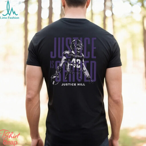 Justice Hill Baltimore Ravens Justice Is Served Shirt