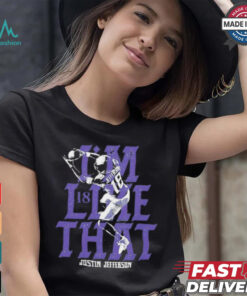 Justin Jefferson 18 Minnesota Vikings I’m like that shirt