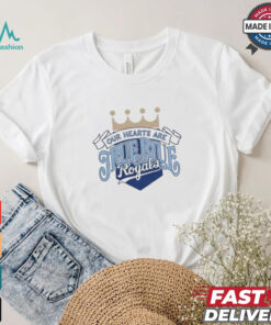 KC Royals Bring Out The Blue Our Hearts Are True Blue Royals T shirt