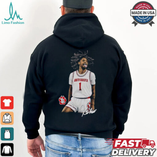 Kaleb Stewart South Dakota Coyotes signature 2024 shirt