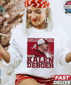 Kalen DeBoer Alabama Winner Win T Shirt