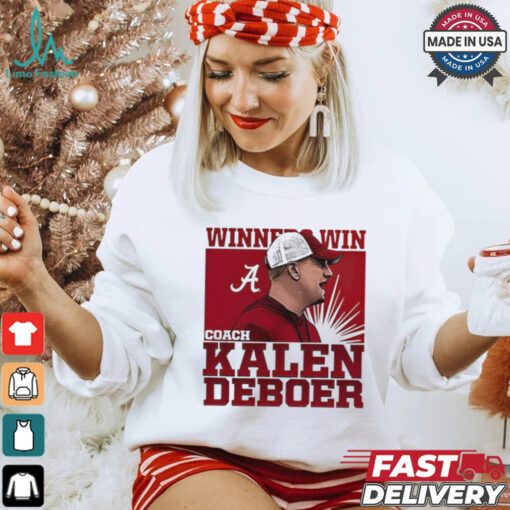 Kalen DeBoer Alabama Winner Win T Shirt