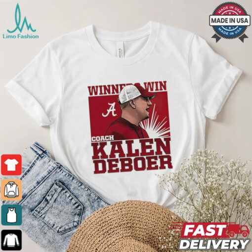 Kalen DeBoer Alabama Winner Win T Shirt