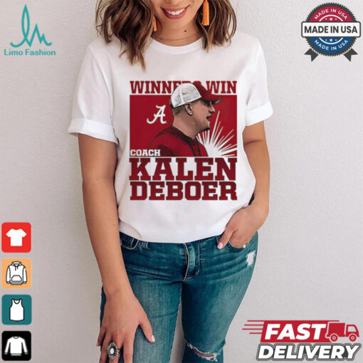Kalen DeBoer Alabama Winner Win T Shirt
