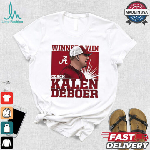 Kalen DeBoer Alabama Winner Win T Shirt