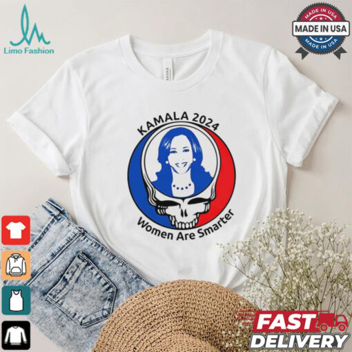 Kamala Harris Grateful Dead 2024 women are smarter shirt