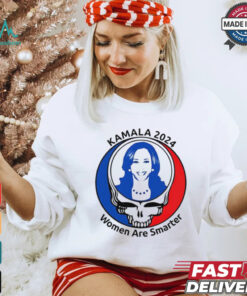 Kamala Harris Grateful Dead 2024 women are smarter shirt
