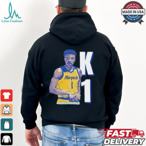 Kameron Jones Marquette Golden Eagles cartoon shirt