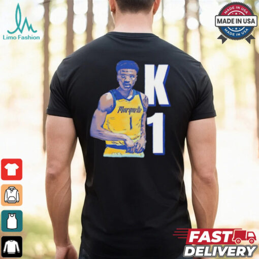 Kameron Jones Marquette Golden Eagles cartoon shirt