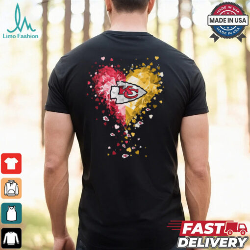 Kansas City Chiefs Crystal Heart Shirt