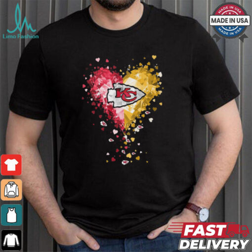 Kansas City Chiefs Crystal Heart Shirt