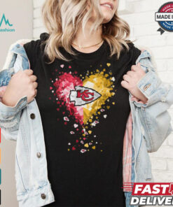 Kansas City Chiefs Crystal Heart Shirt