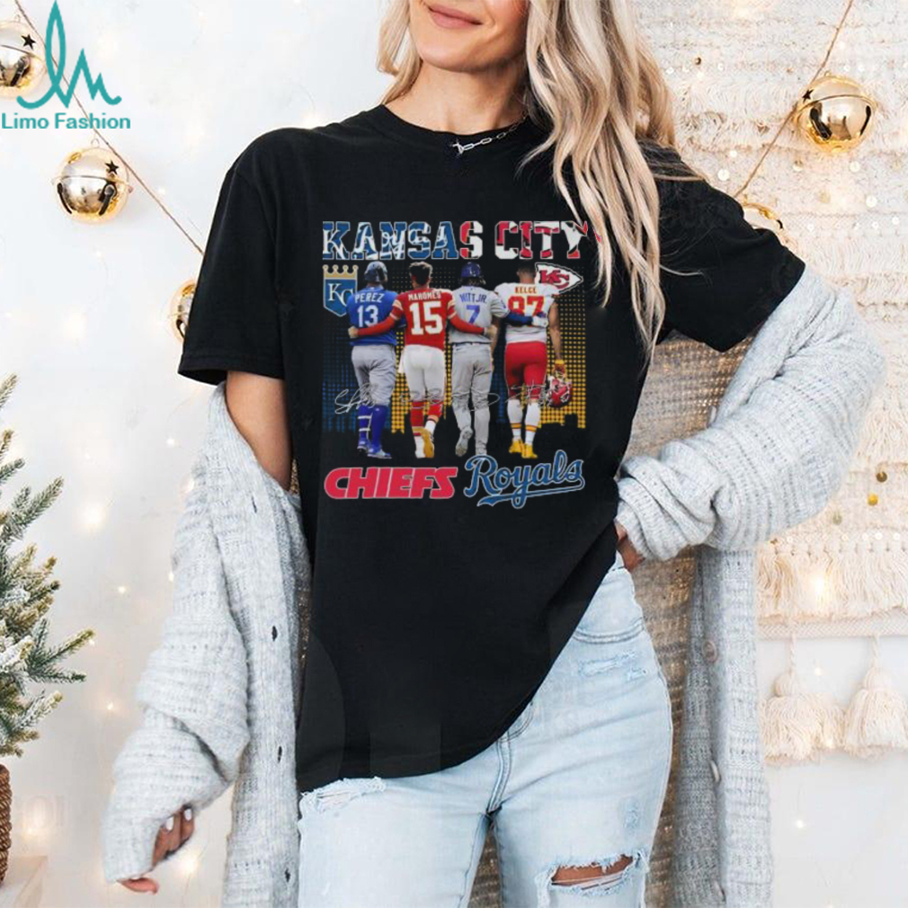 Kansas City Chiefs Football Friends Kansas City Royals 2024 T Shirt Kansas City Chiefs Football Friends Kansas City Royals 2024 T Shirt