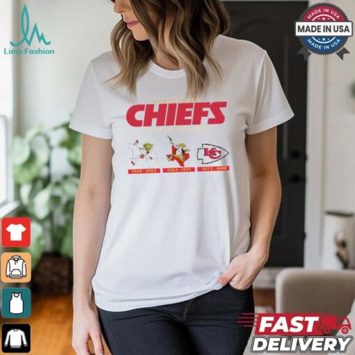 Kansas City Chiefs History Of Team Logos Shirt