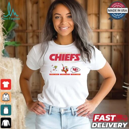 Kansas City Chiefs History Of Team Logos Shirt