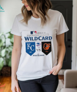 Kansas City Royals Vs Baltimore Orioles 2024 AL Wild Card Game T Shirt