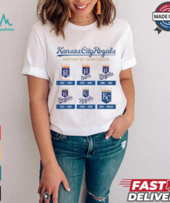 Kansas City Royals history of team logos shirt