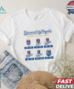 Kansas City Royals history of team logos shirt
