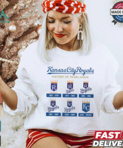 Kansas City Royals history of team logos shirt