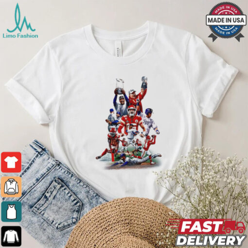 Kansas City Royals vs Kansas City Chiefs Football Match NFL shirt