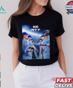 Kansas City Royals vs New York Yankees 2024 MLB Playoff AL poster shirt