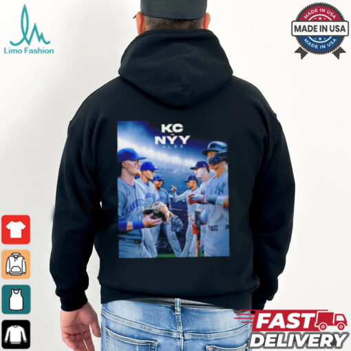 Kansas City Royals vs New York Yankees 2024 MLB Playoff AL poster shirt