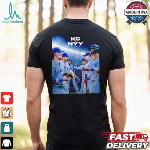 Kansas City Royals vs New York Yankees 2024 MLB Playoff AL poster shirt