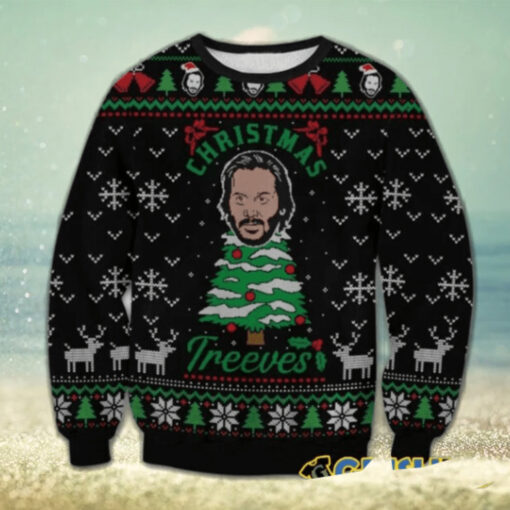 Keanu Reeves Christmas Funny Ugly Sweater