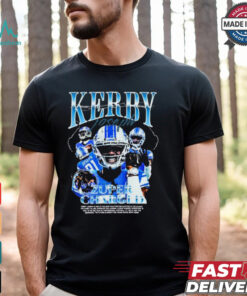 Kerby Joseph Zuper Charged Detroit Lions NFL t shirt