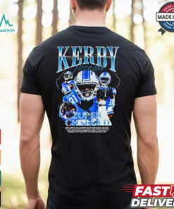 Kerby Joseph Zuper Charged Detroit Lions NFL t shirt