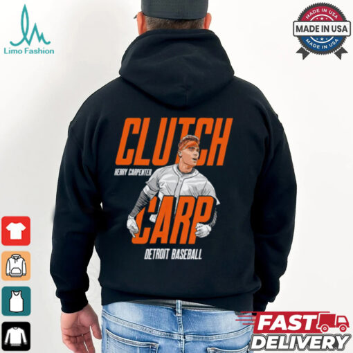 Kerry Carpenter Clutch Carp Detroit Tigers baseball shirt