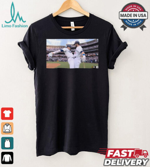 Kike Hernandez Gavin Lux Cup Bump Celebration T Shirt