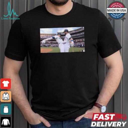 Kike Hernandez Gavin Lux Cup Bump Celebration T Shirt